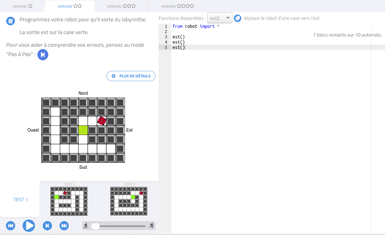 Voici Un Programme écrit Avec Le Langage Scratch Algorea : l'algorithmique par la pratique