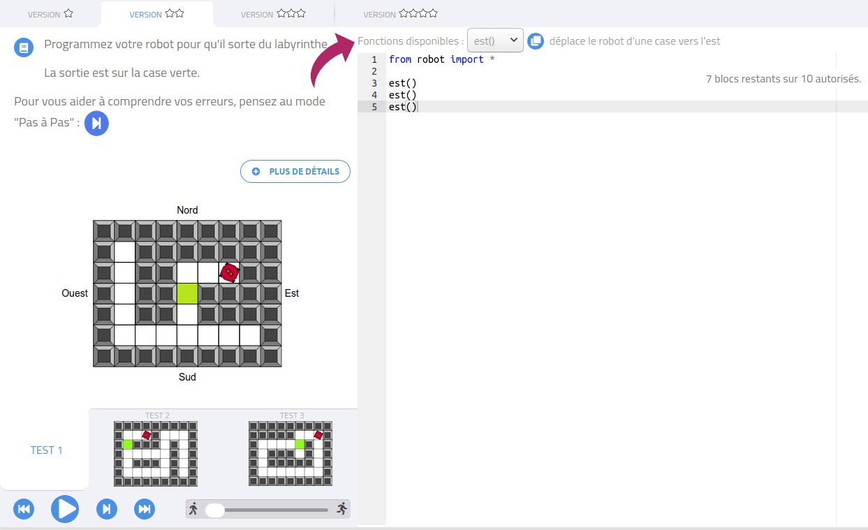 Ce Programme Est écrit En Python Pix Algorea : l'algorithmique par la pratique